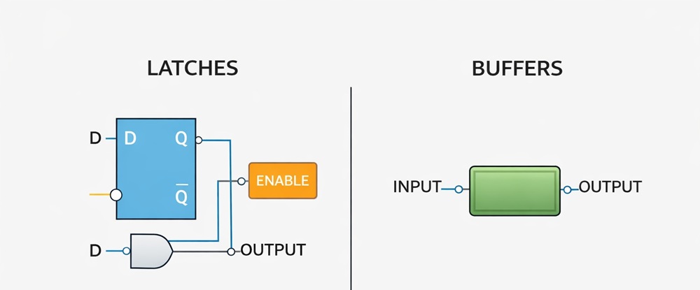  Latches vs. Buffers